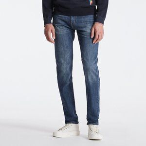 Paul Smith - Tapered-Fit Antique-Wash Stretch Denim Jeans
